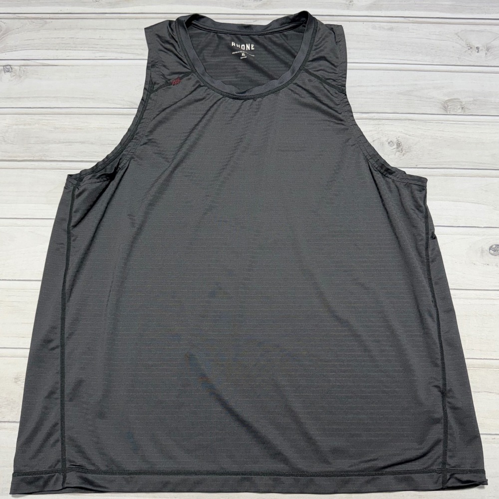 Rhone Tank Top Mens XL Gray Activewear Training Gym Shirt SET-181